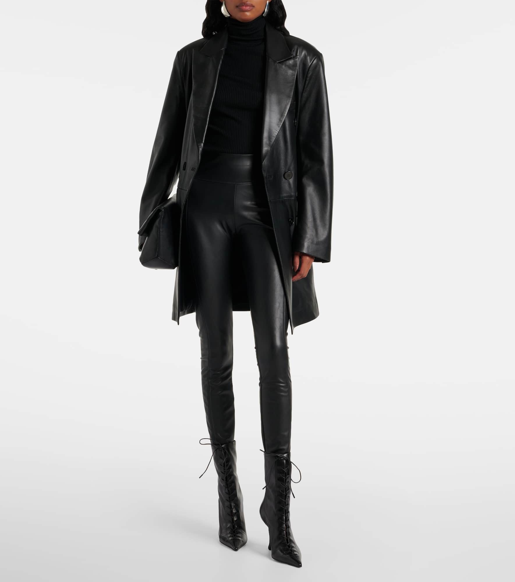Edie faux leather leggings - 2