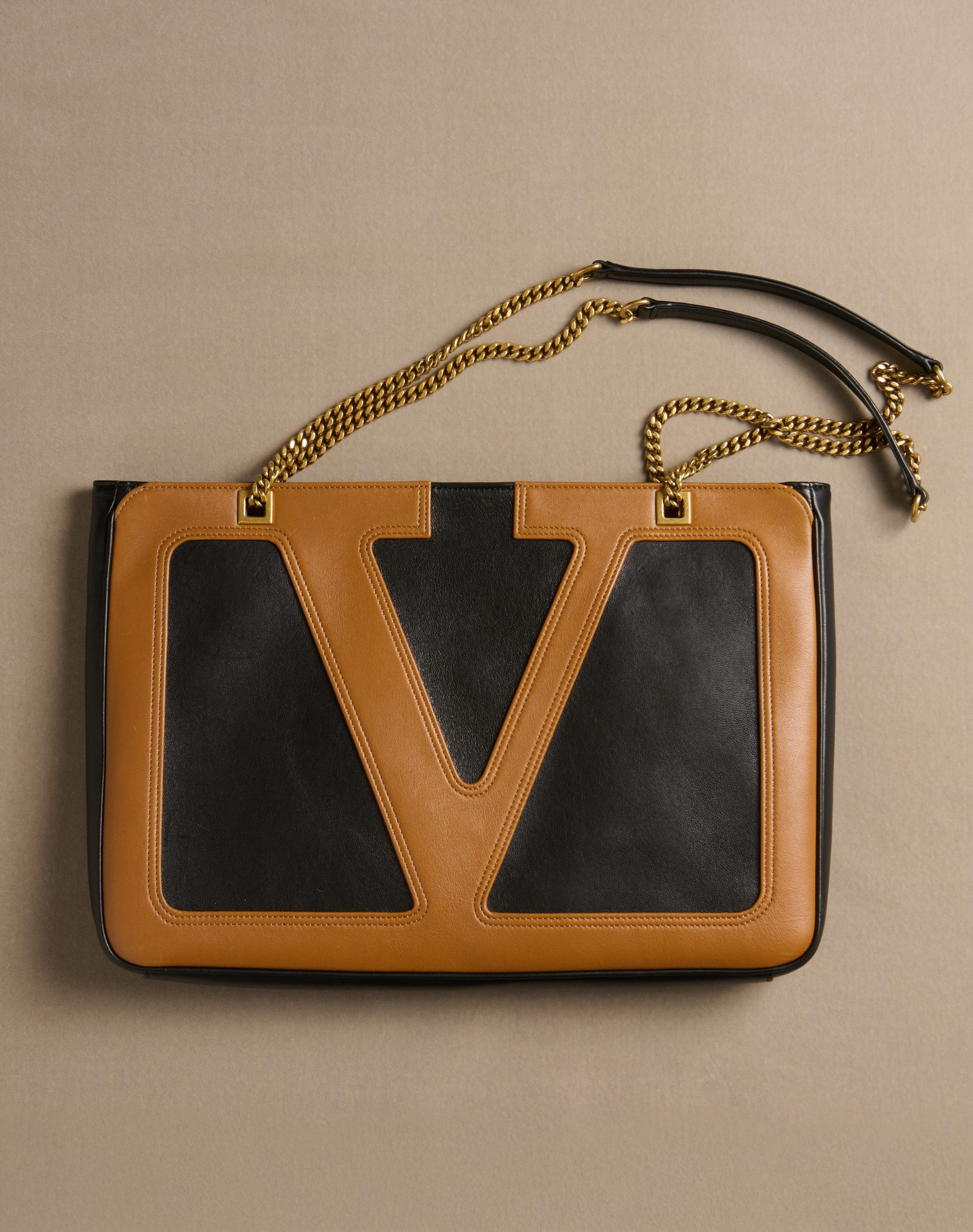 VALENTINO GARAVANI VIVA SUPERSTAR MEDIUM NAPPA LEATHER SHOPPING BAG - 9