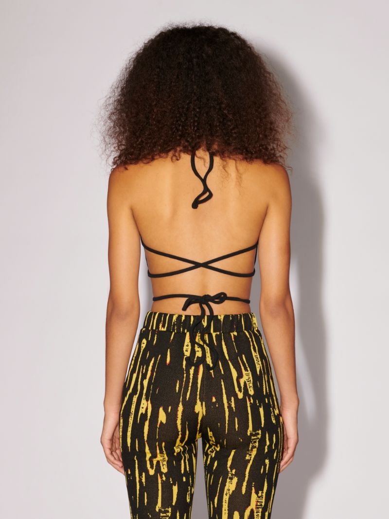 JACQUARD CROSSED TOP - 4