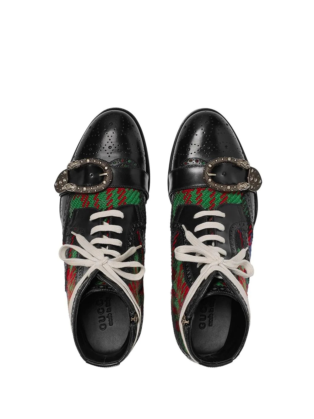 Tartan Queercore brogue boot - 4