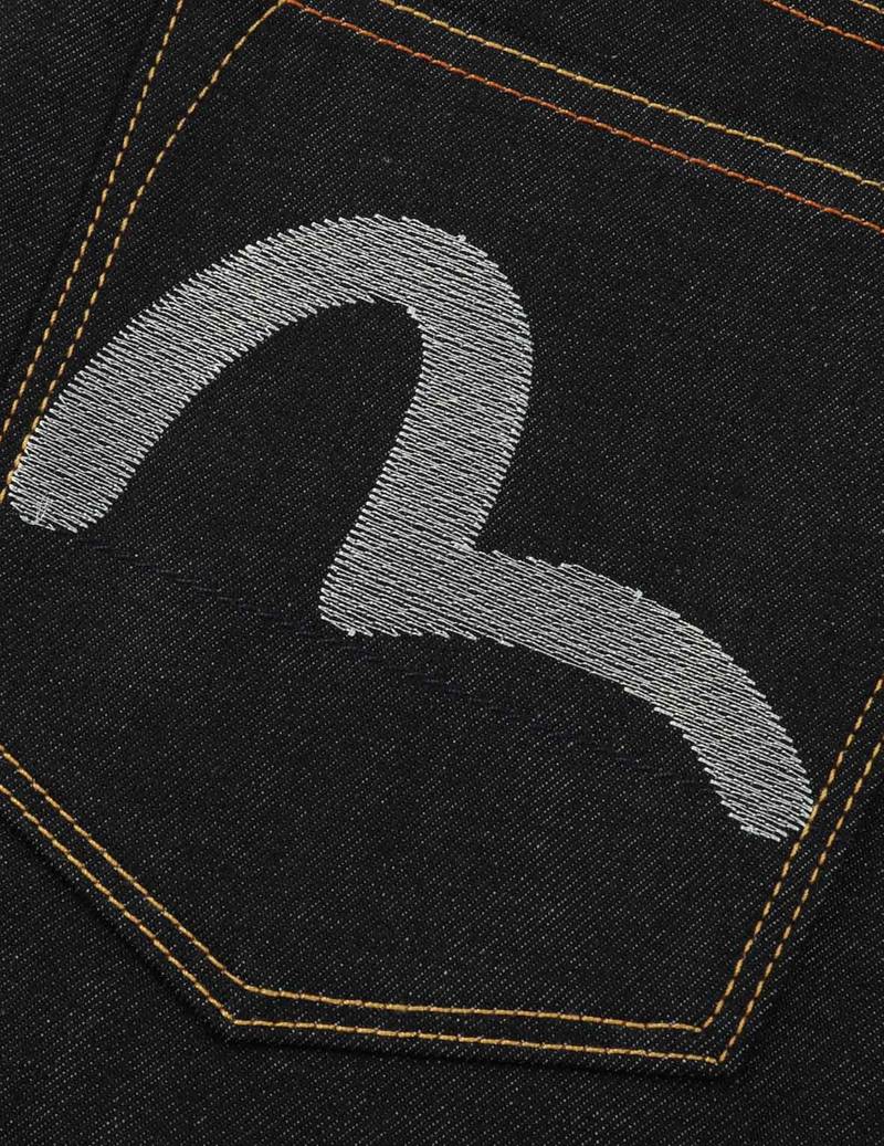 SEAGULL PRINTED POCKET CARROT-FIT CROPPED JEANS #2017 10