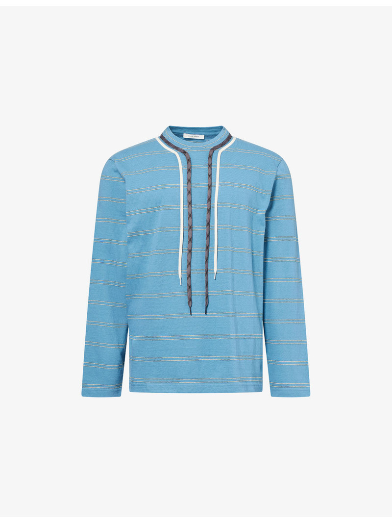 Trek Lace Long-Sleeve Cotton-Jersey T-Shirt 1
