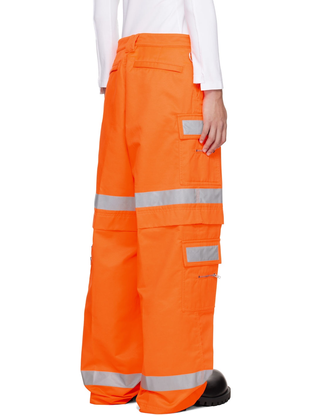 Orange Workwear Cargo Pants - 3