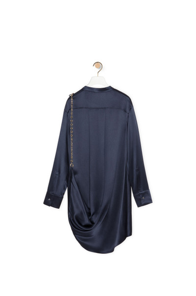 Loewe Chain shirt dress in silk outlook