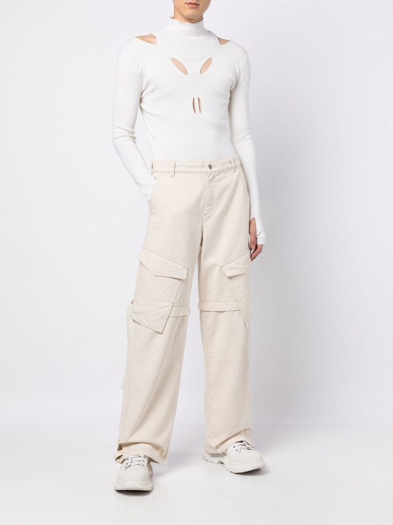 Dion Lee 컷 아웃 모이 목 점퍼 outlook
