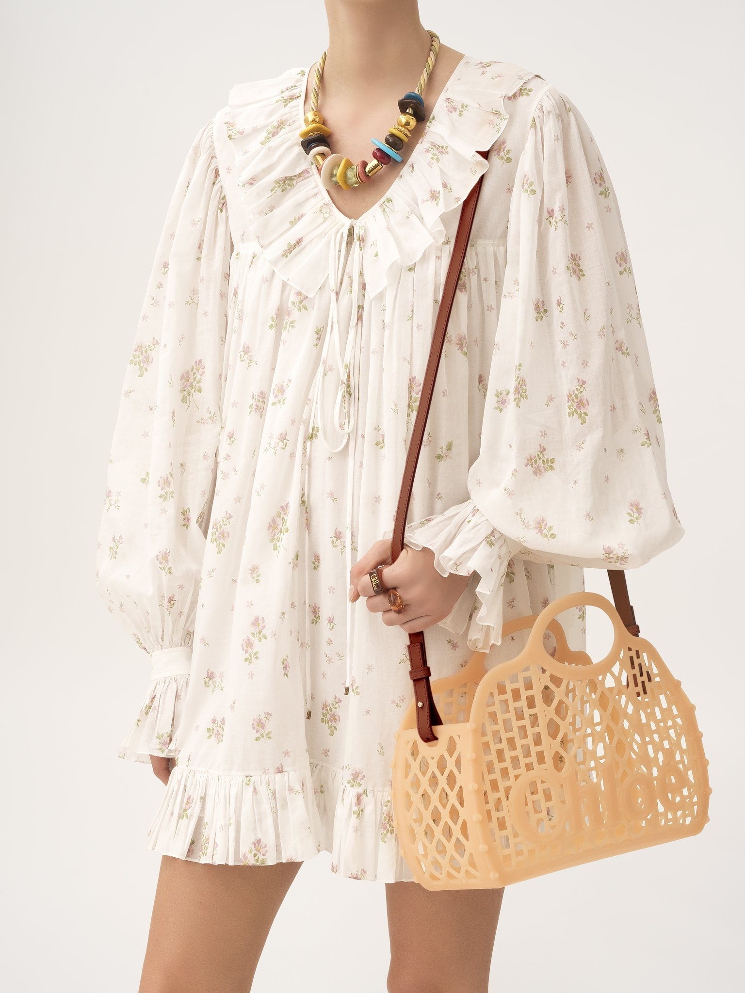 CHLOÉ CAGE TOTE BAG IN JELLY - 2