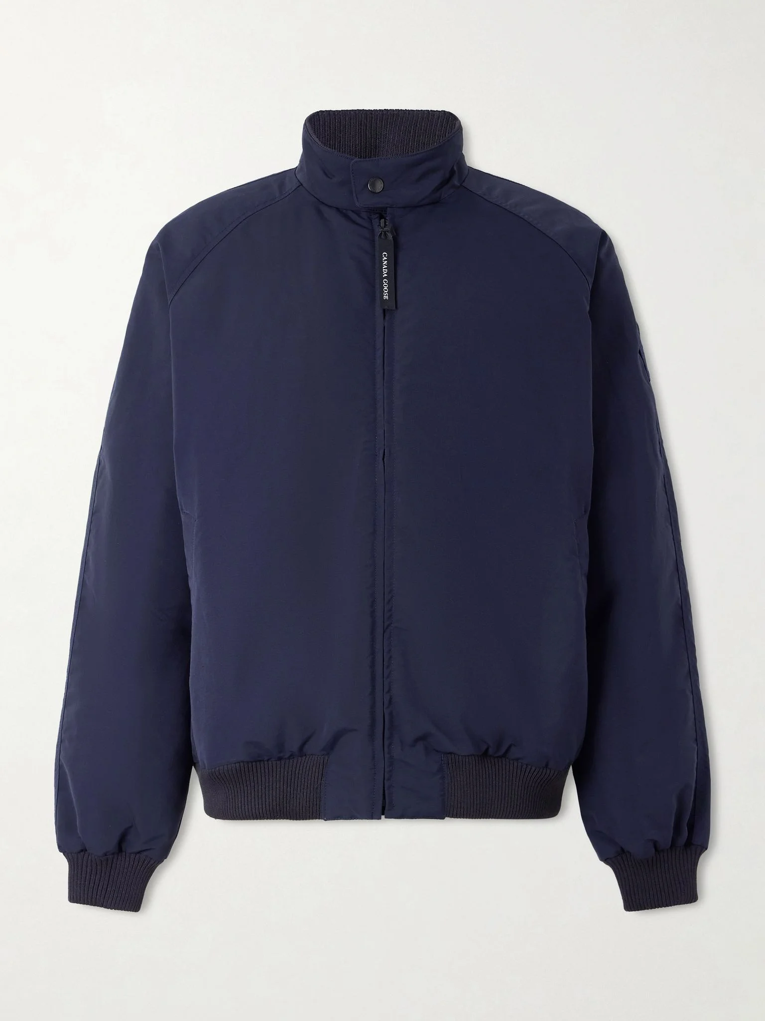 Legacy Organic Cotton-Blend Down Bomber Jacket Navy - 1