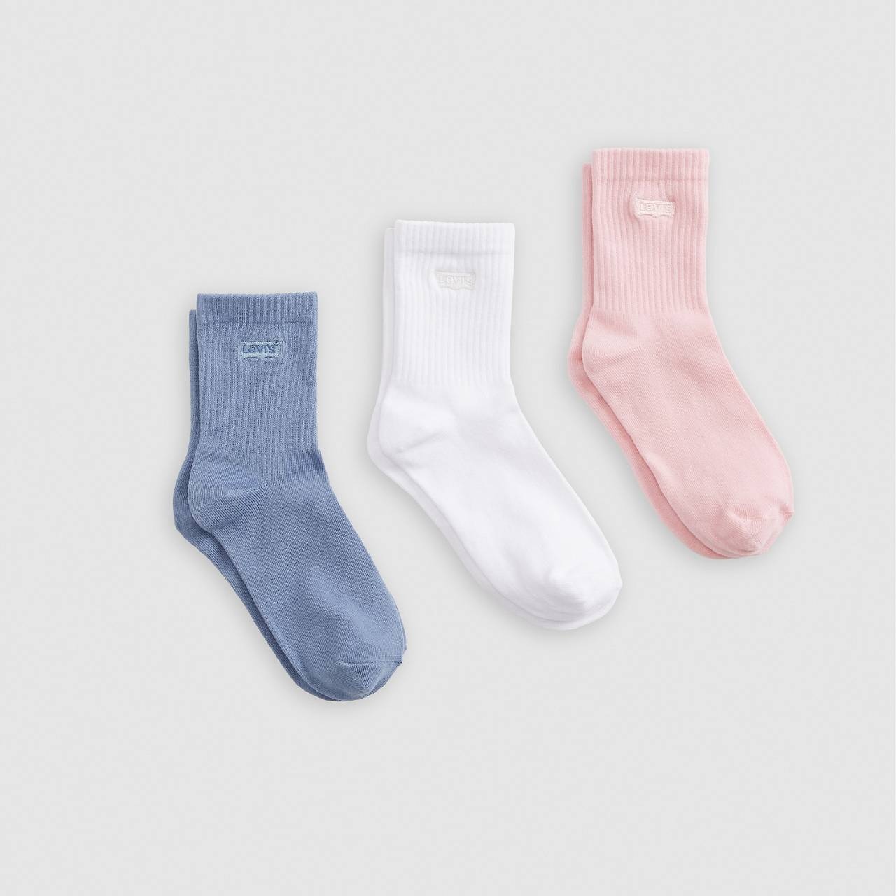 BATWING EMBROIDERY SHORT CUT SOCKS - 1