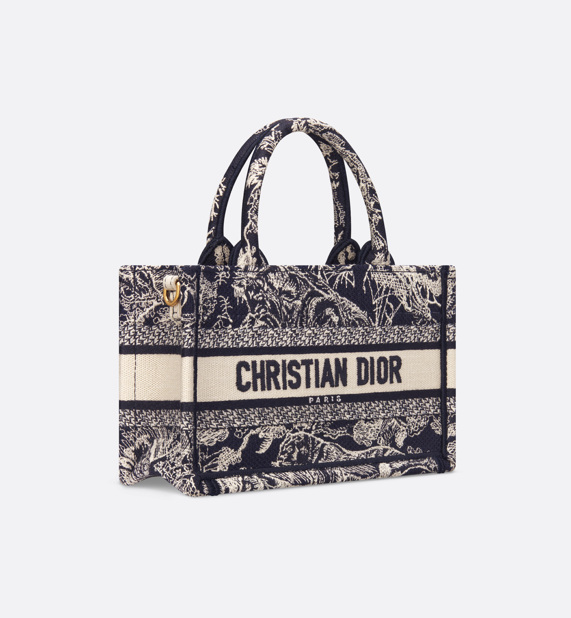 Mini Dior Book Tote with Strap - 2