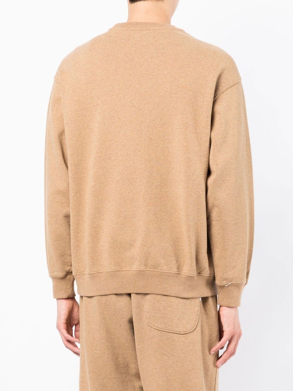 logo-motif cotton sweatshirt - 4