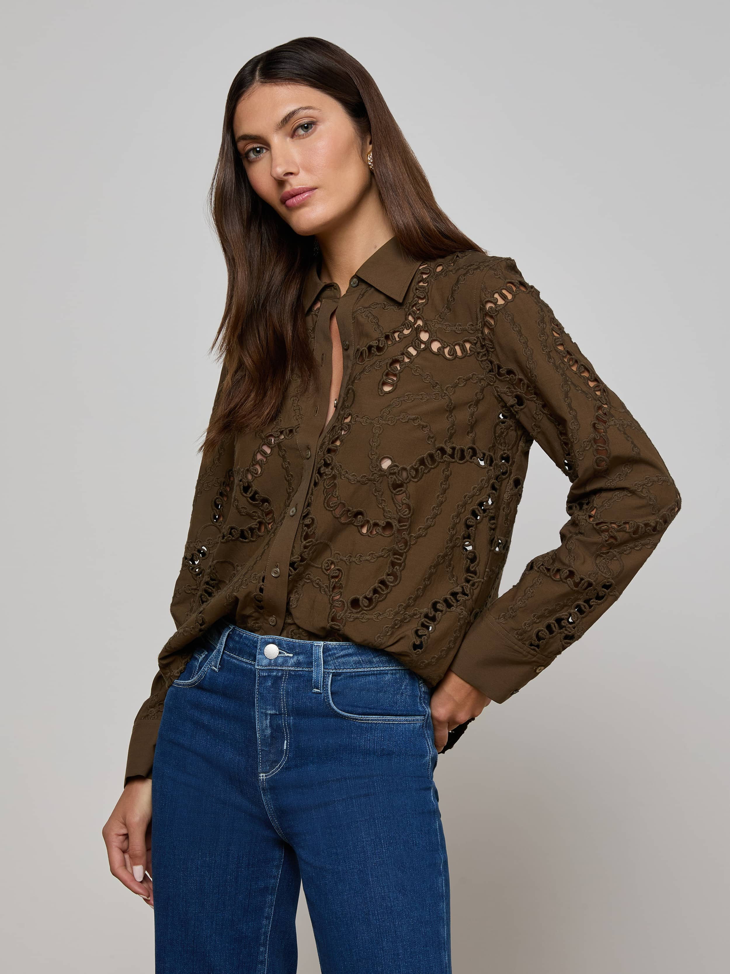 Ellery Eyelet Shirt - 3