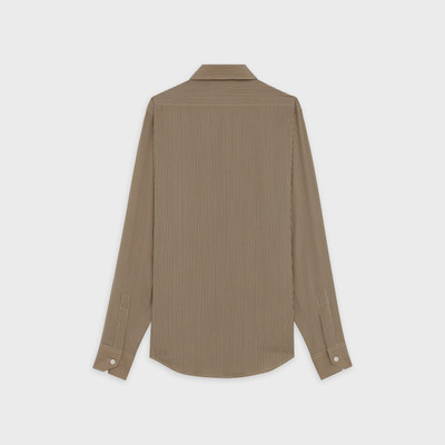 CELINE CLASSIC SHIRT IN STRIPED SILK outlook