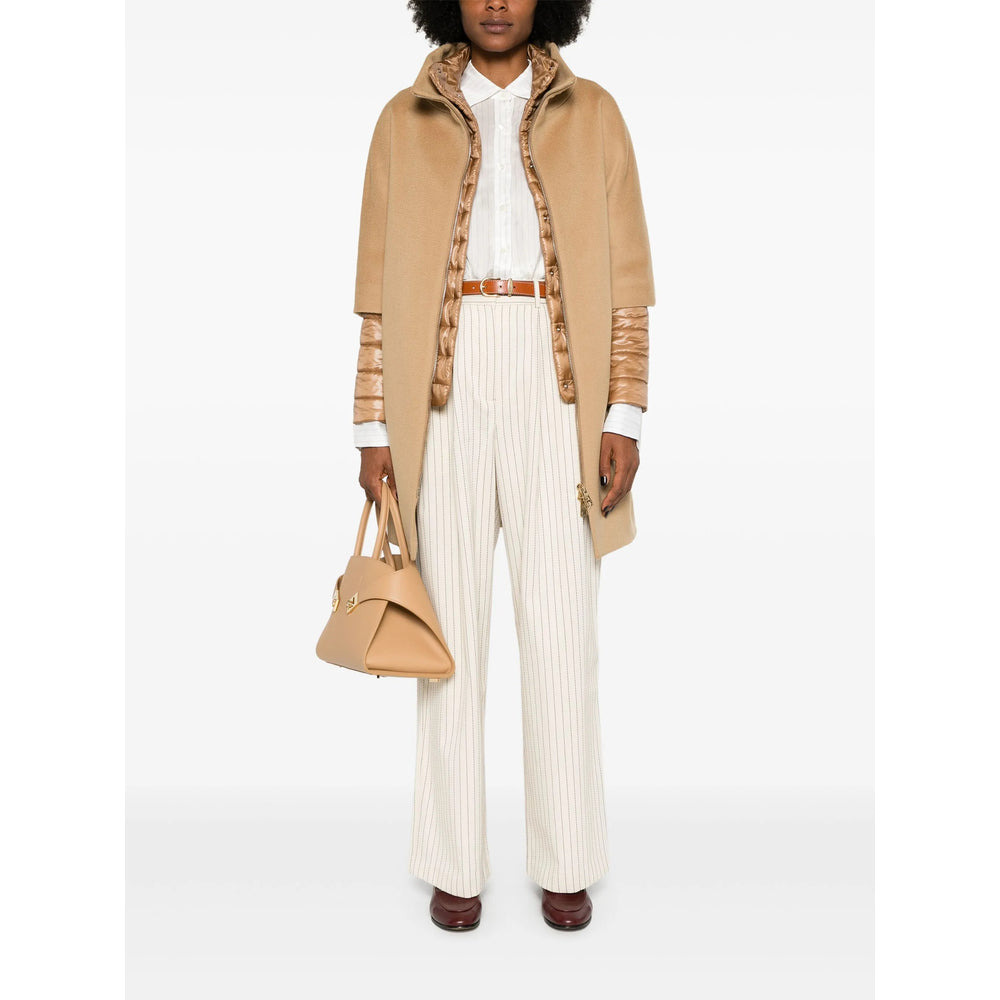 Herno Neutrals Coats - Single Breasted Coats Women - 5