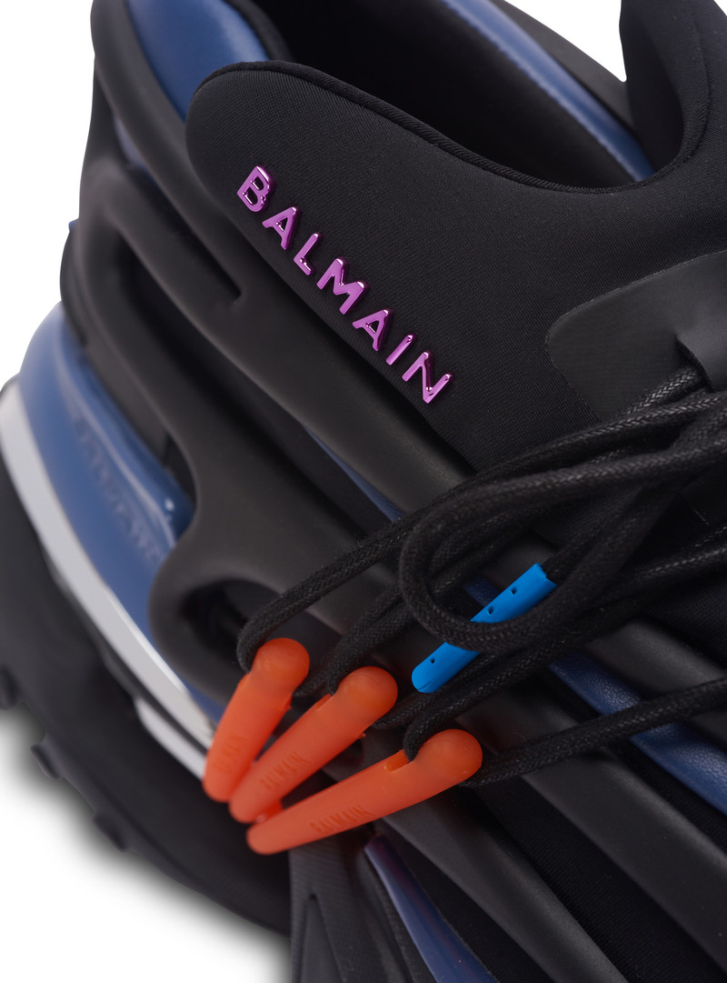 Unicorn low-top trainers in neoprene and calfskin 8