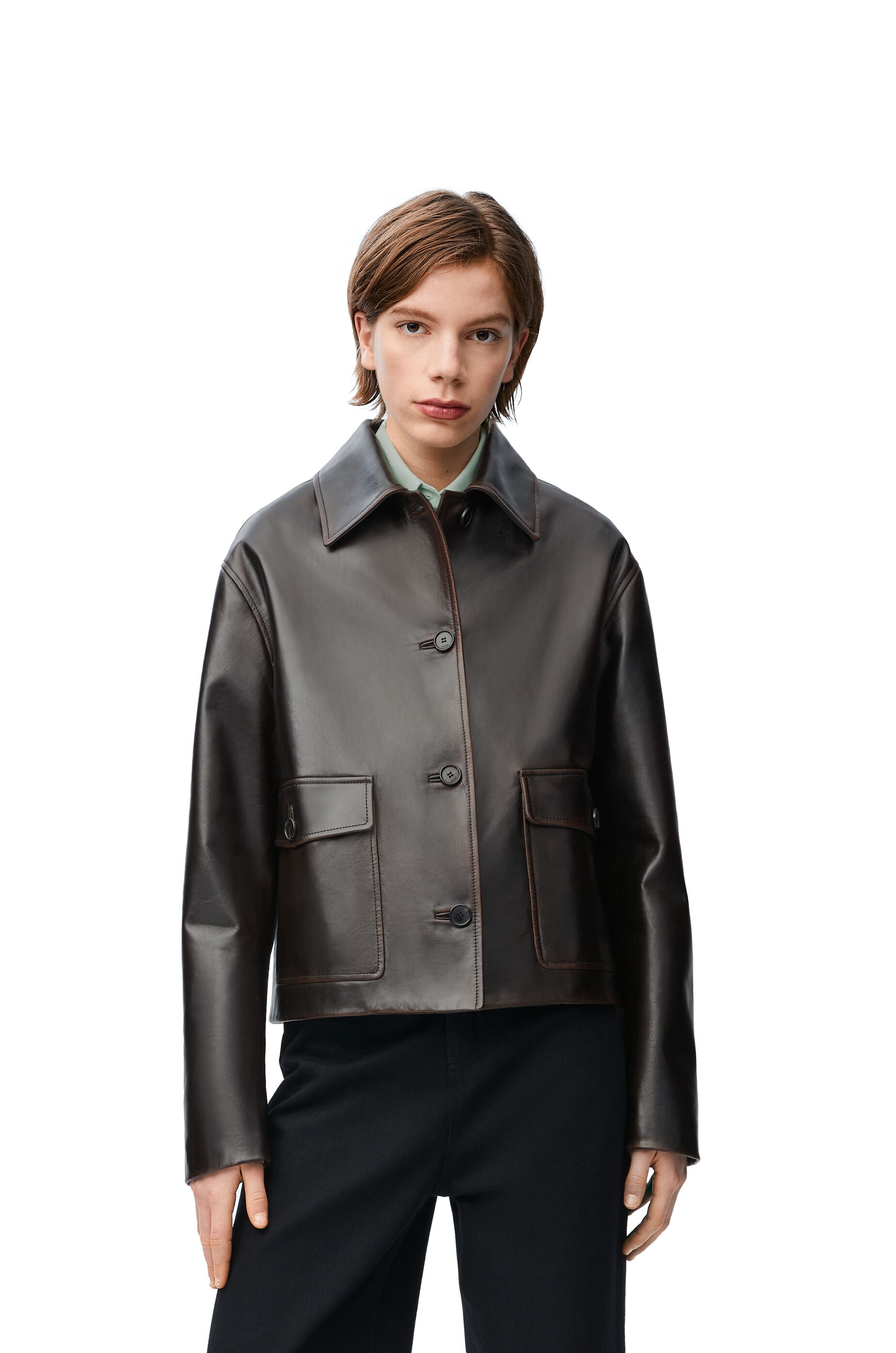 Jacket in nappa calfskin - 3