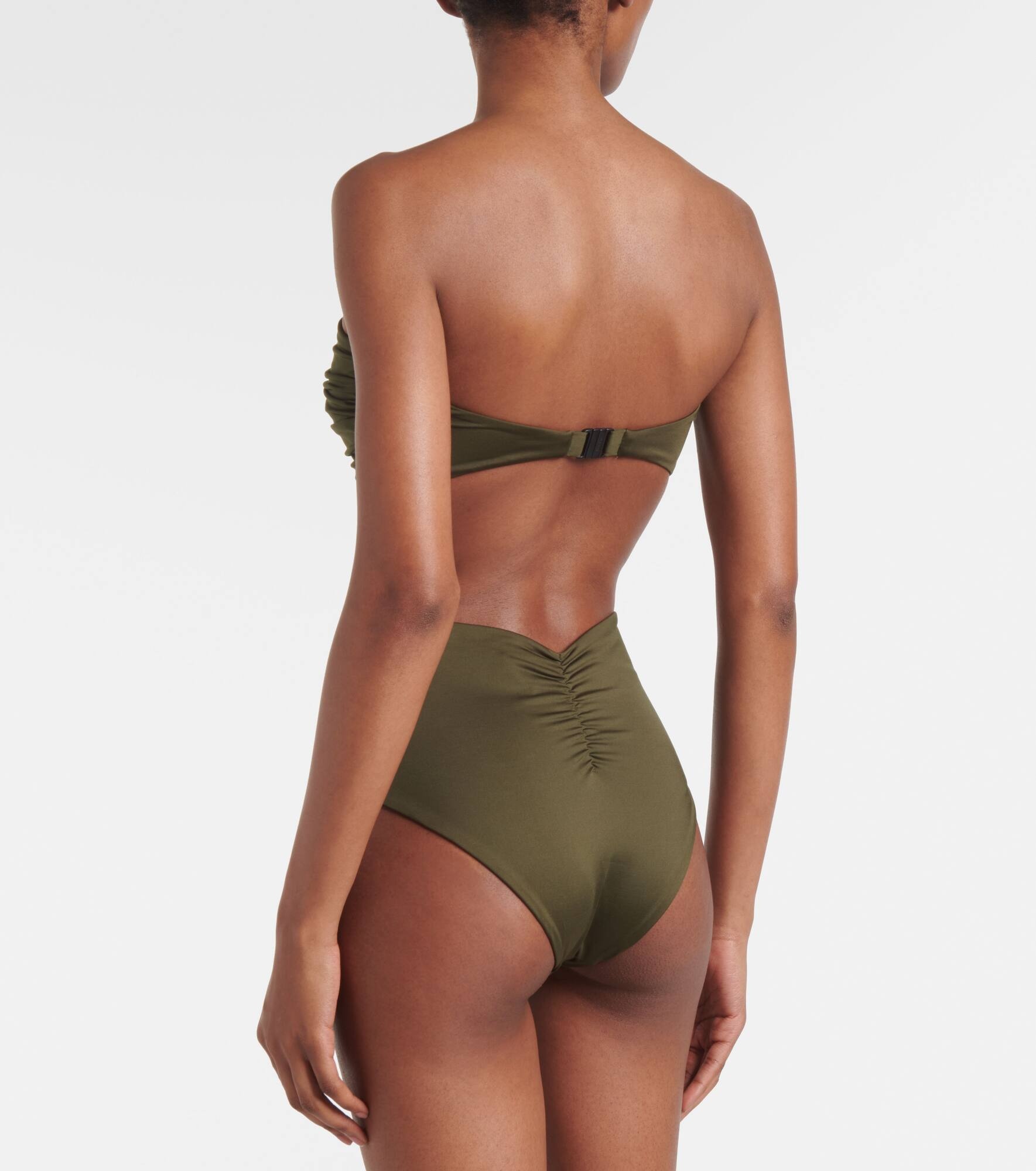 Ring-detail high-rise bikini bottoms - 3