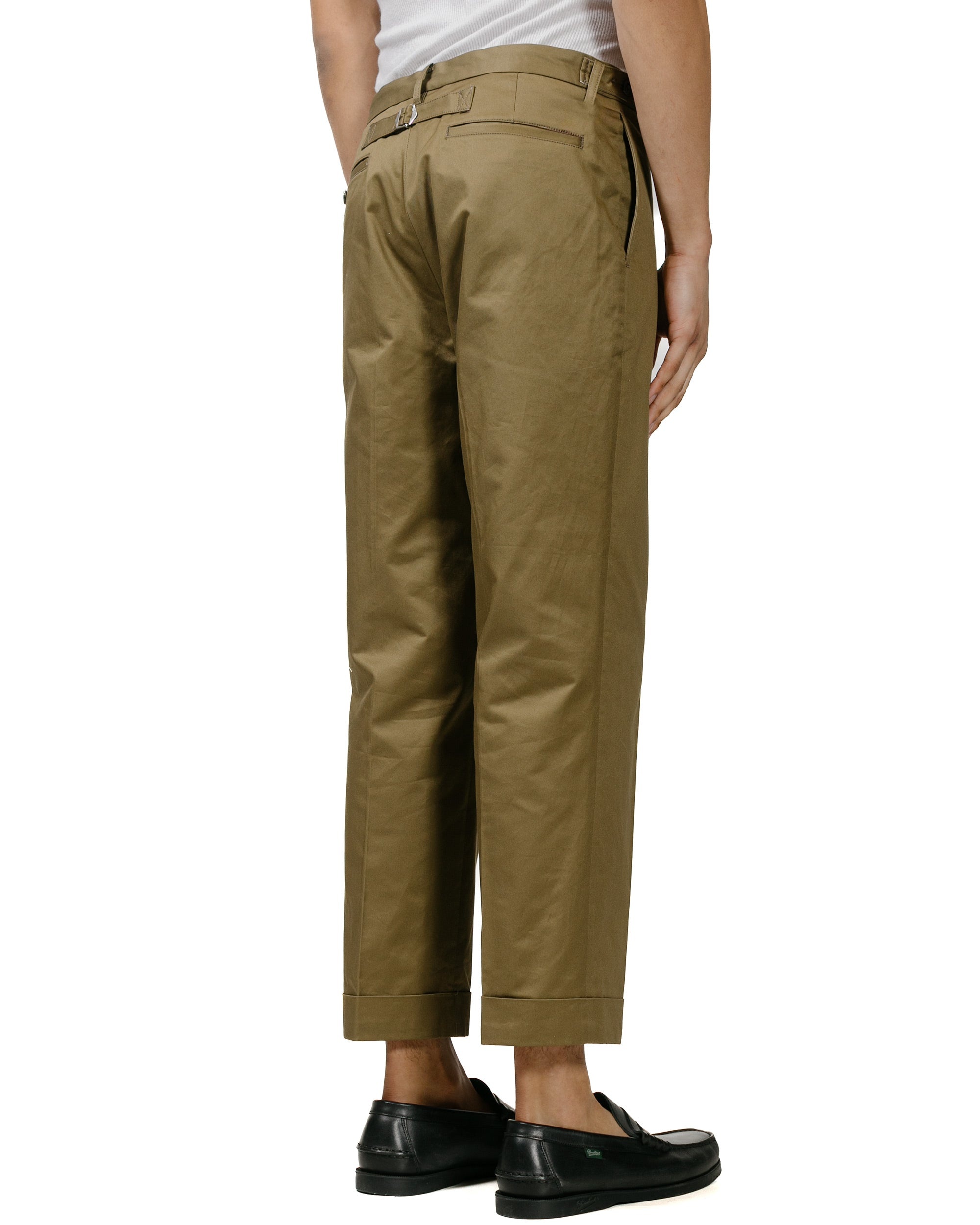 IVY Trousers Ankle-Cut 80/3 Twill Olive - 3