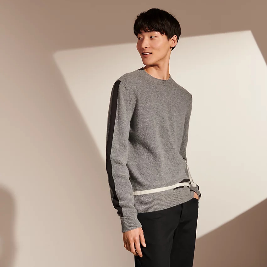 "Lignes graphiques" crewneck sweater - 2