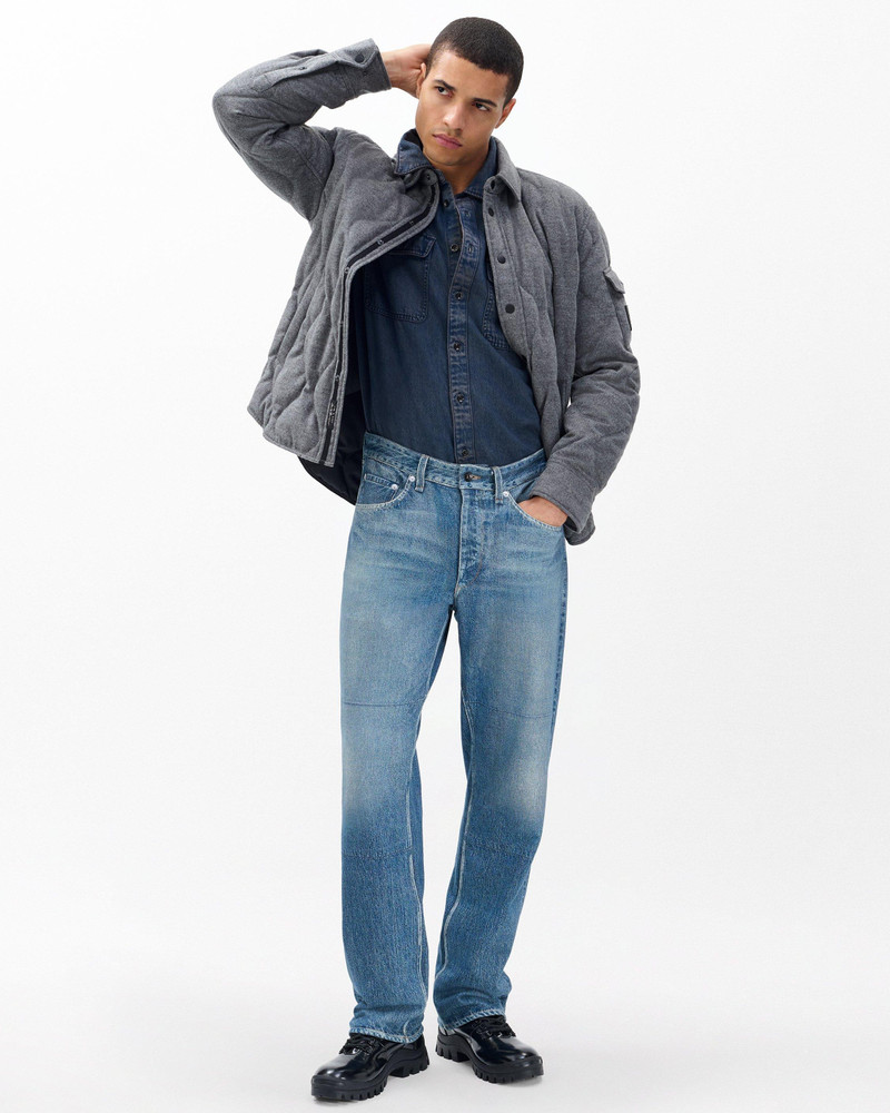 rag & bone rb Miramar Fit 4 Straight Pants Cotton Terry outlook