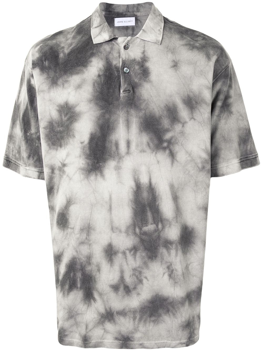 tie-dye polo shirt - 1