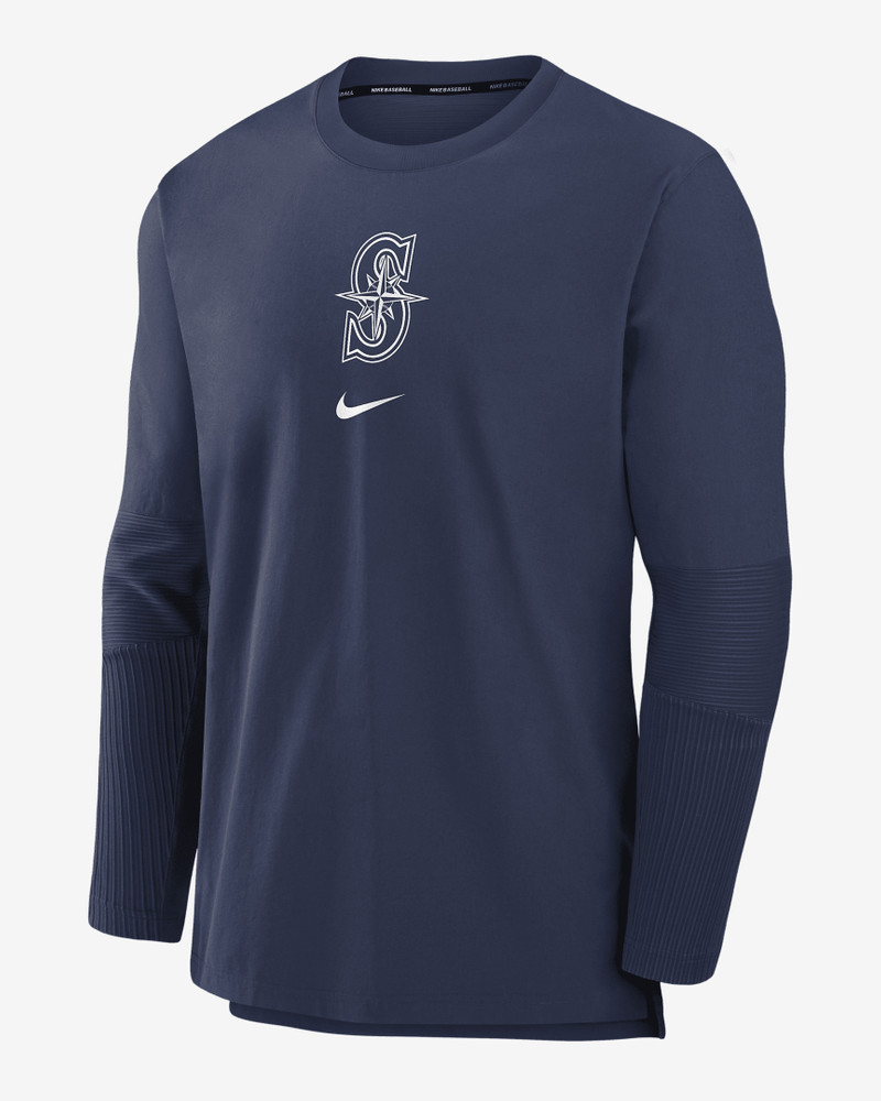 Seattle Mariners Authentic Collection Player Men's Nike Dri-FIT MLB Pullover Jacket 1