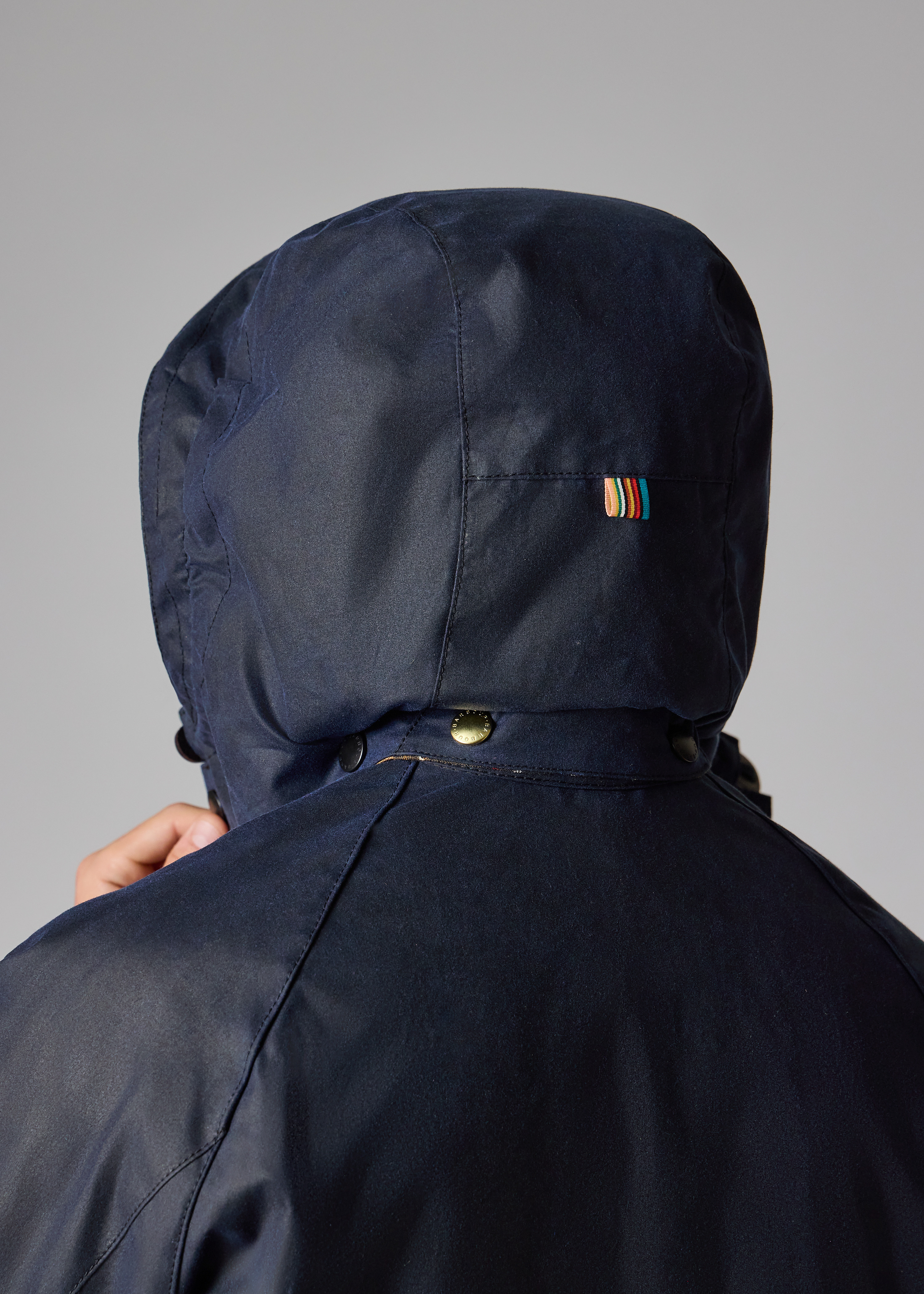 Paul Smith loves Barbour - Night Sky Waxed Hood - 9