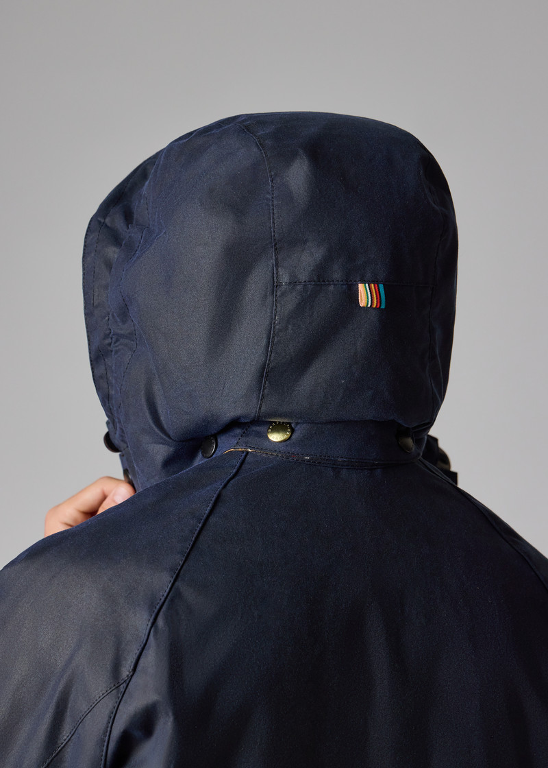 Paul Smith loves Barbour - Night Sky Waxed Hood 9