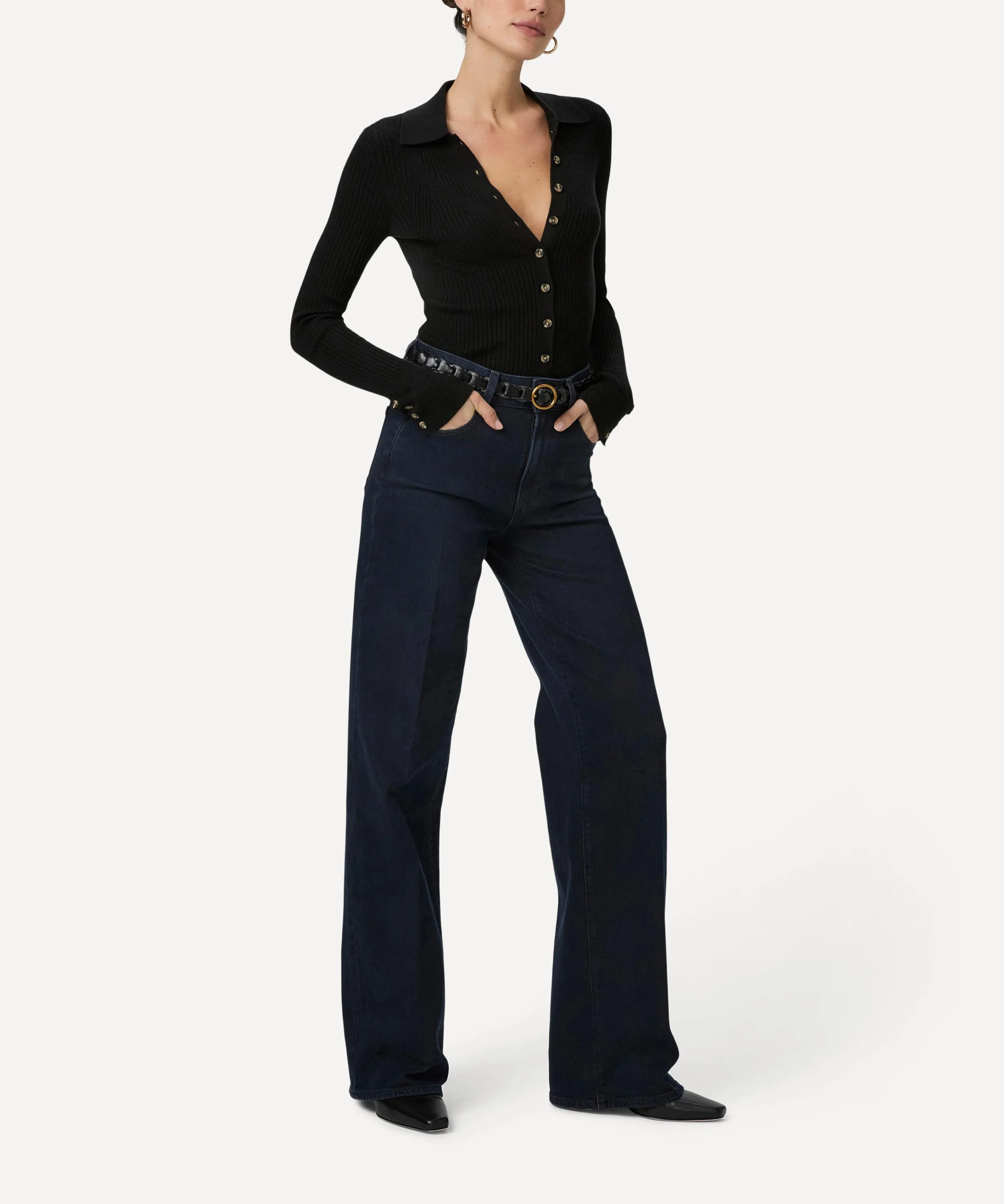 Sasha 32 ” Wide-Leg Jeans in Duchess - 1