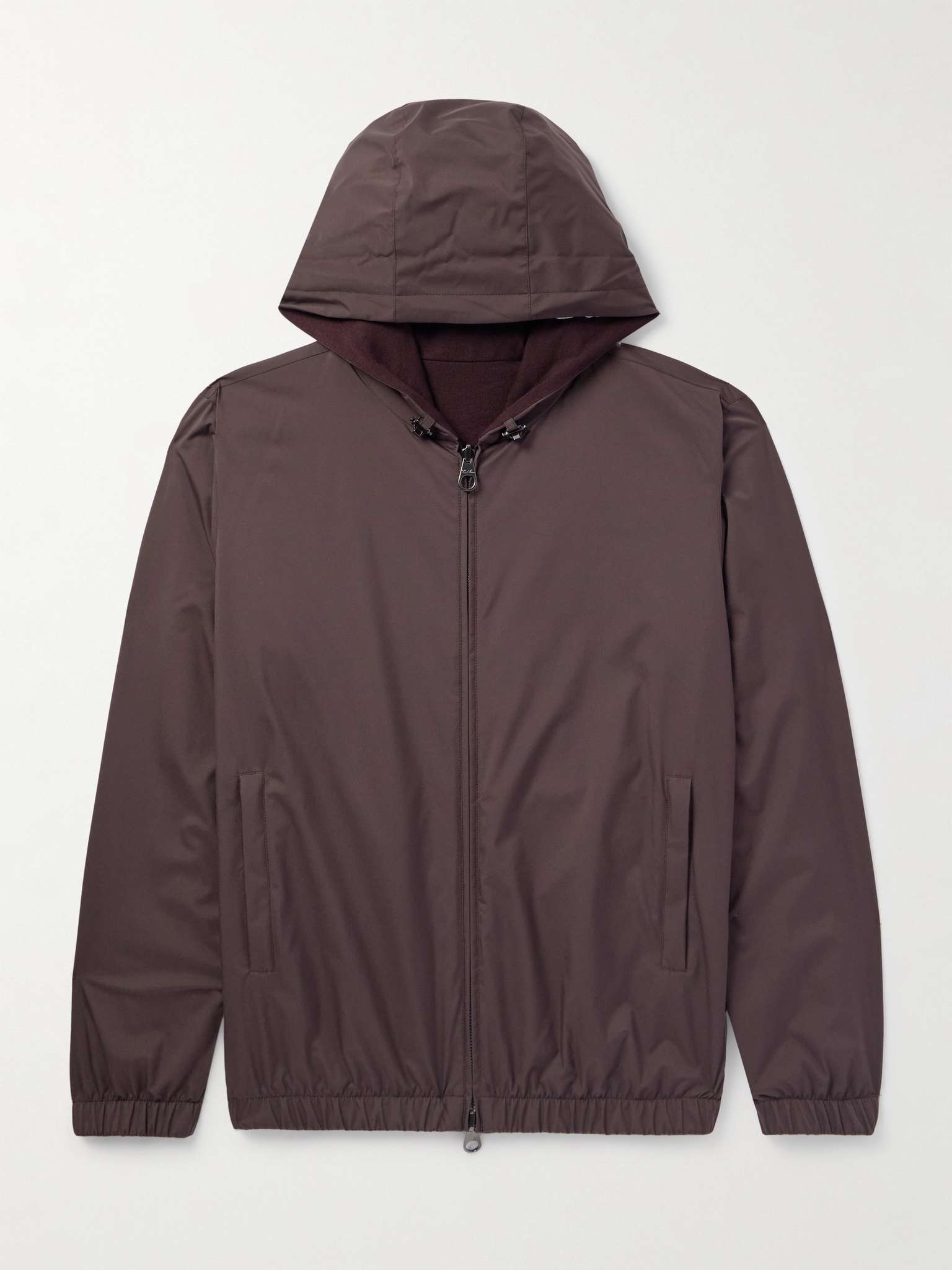 Reversible Storm System® and Cashmere Zip-Up Hooded Jacket - 1