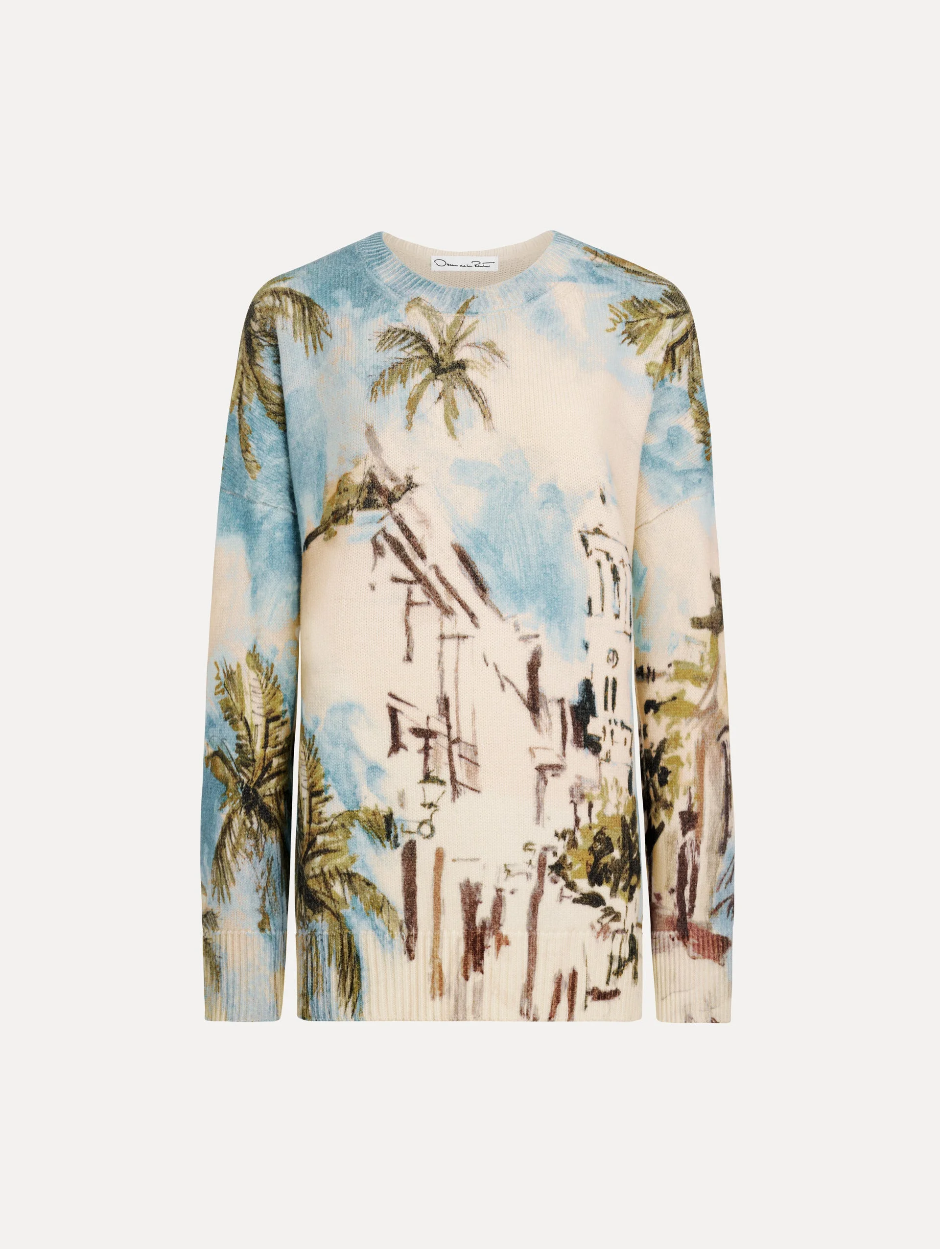 DOMINICAN LANDSCAPE OVERSIZED PULLOVER - 1
