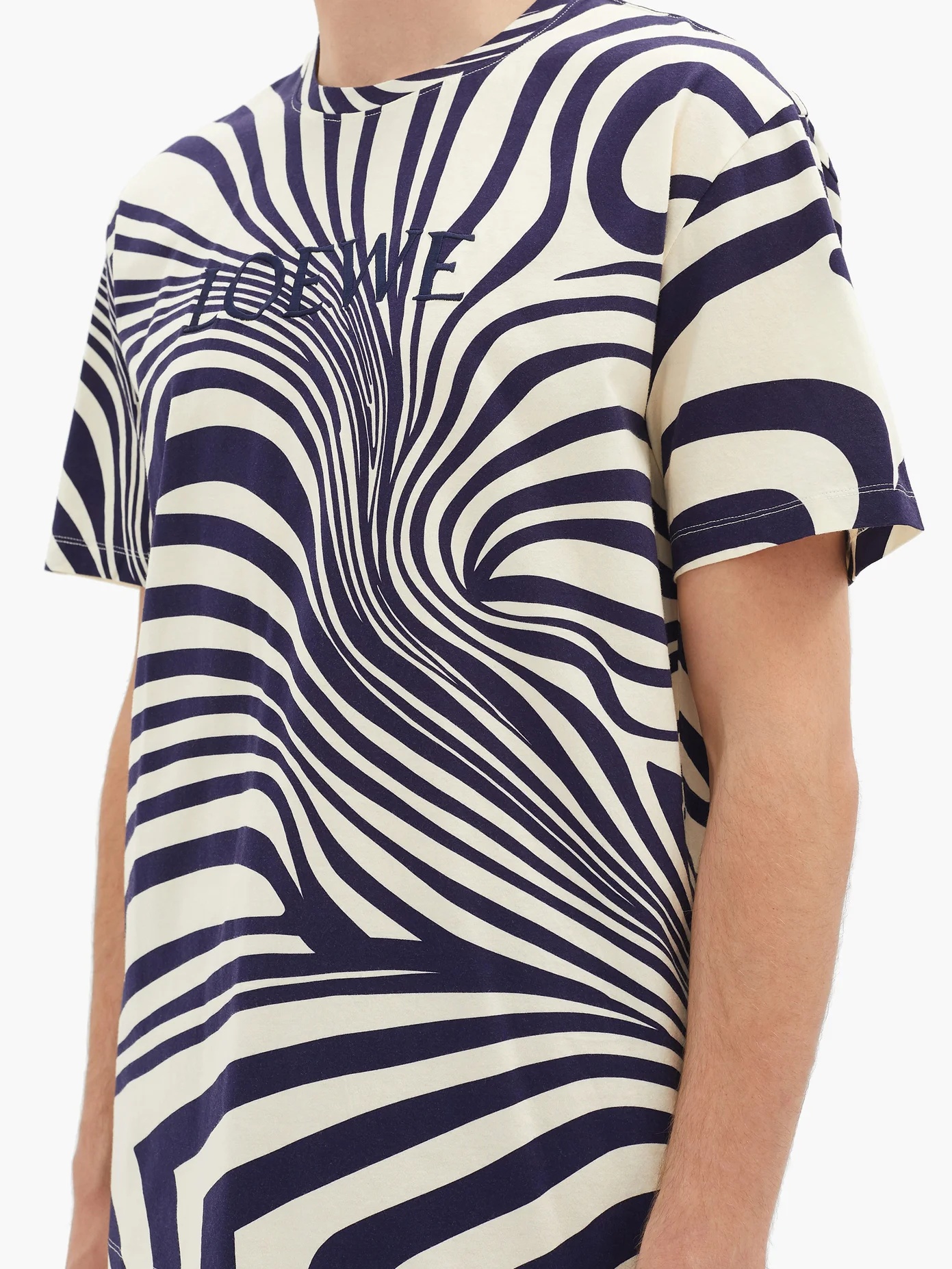 Psychedelic logo-print cotton T-shirt - 3