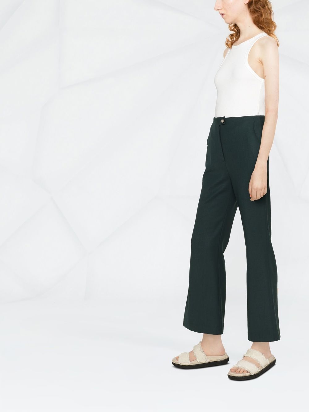 Kyma cropped kick-flare trousers - 4