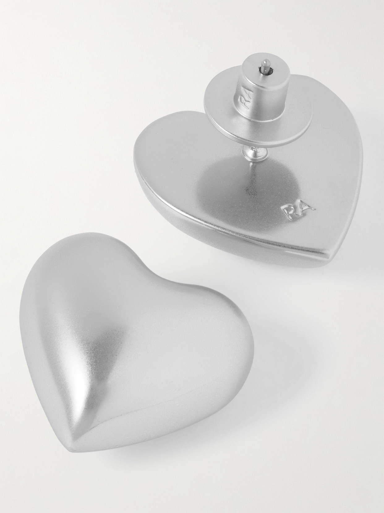 Heart & Soul Silver-tone Earrings - 3