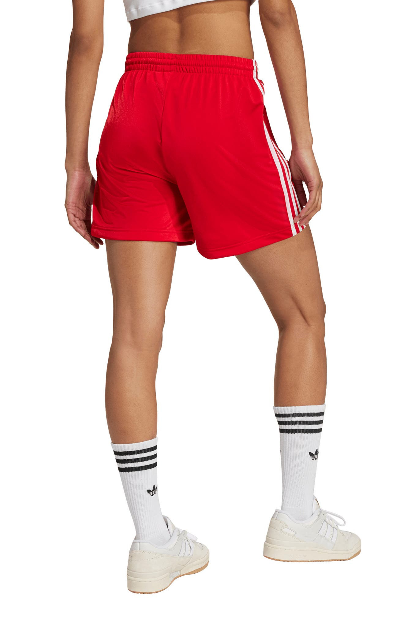 adidas Firebird Recycled Polyester Shorts in Betsca/whi at Nordstrom - 2