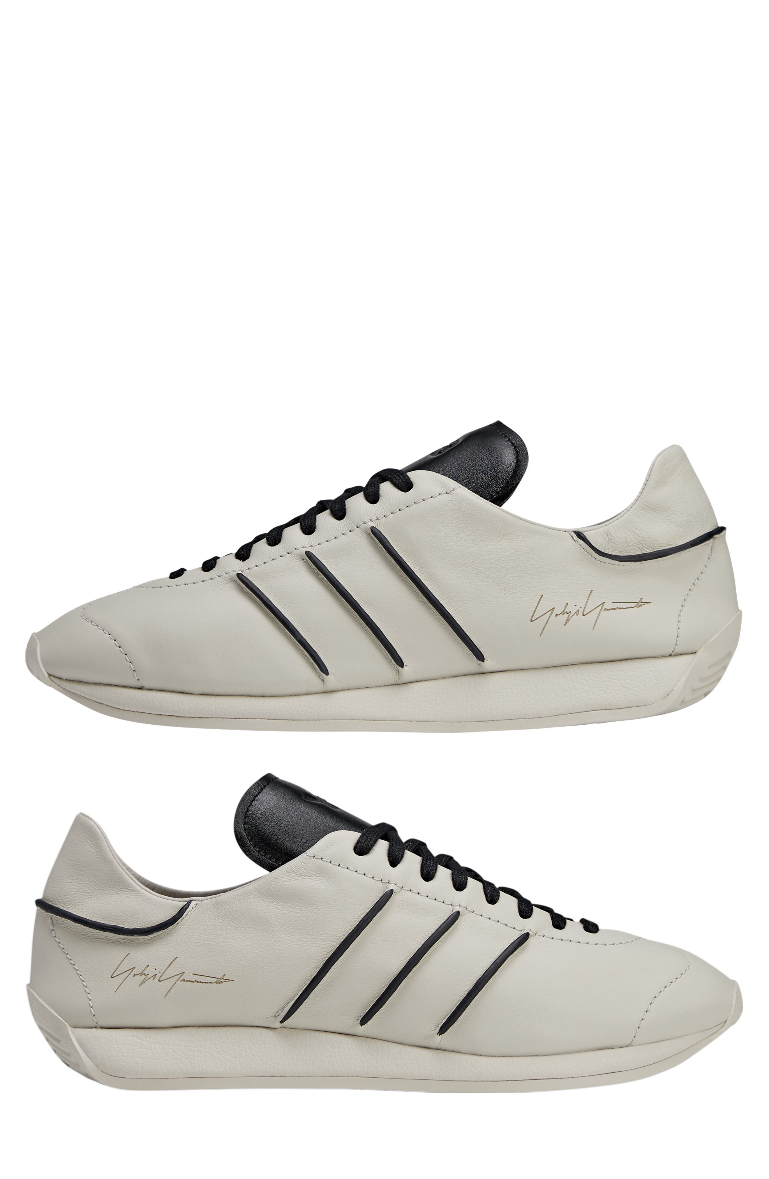 Y-3 Gender Inclusive Country Sneaker in Talc/Talc/Black at Nordstrom - 9