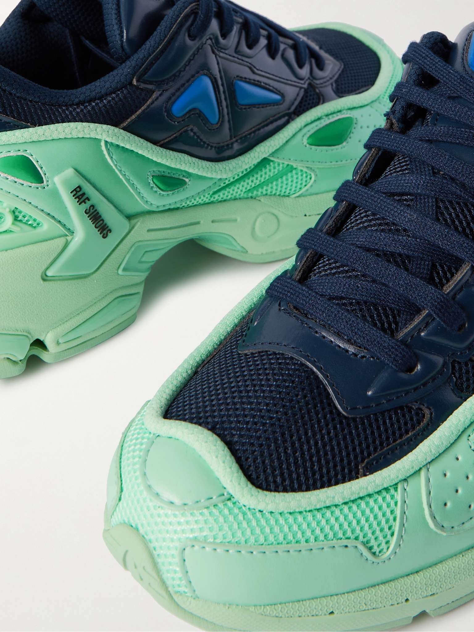 Raf Simons Pharaxus Mesh and Rubber Sneakers | REVERSIBLE