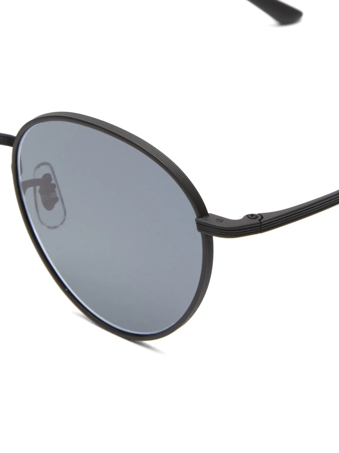 X Oliver Peoples Brownstone round metal sunglasses - 6