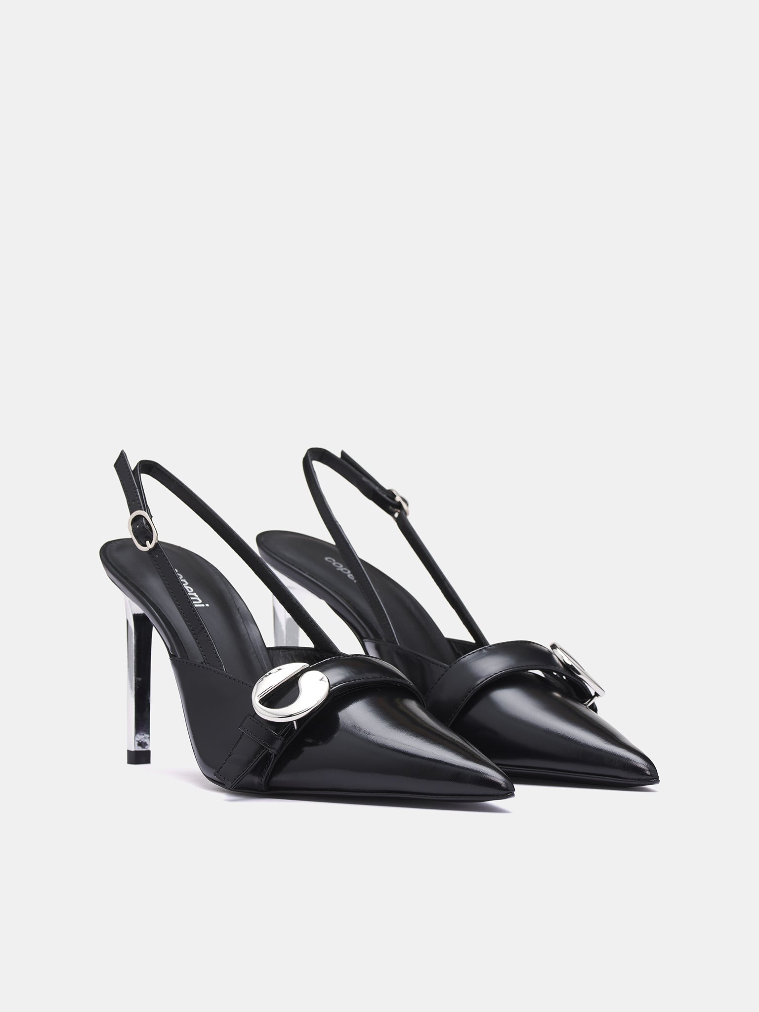 Slingback Belt Heels - 2