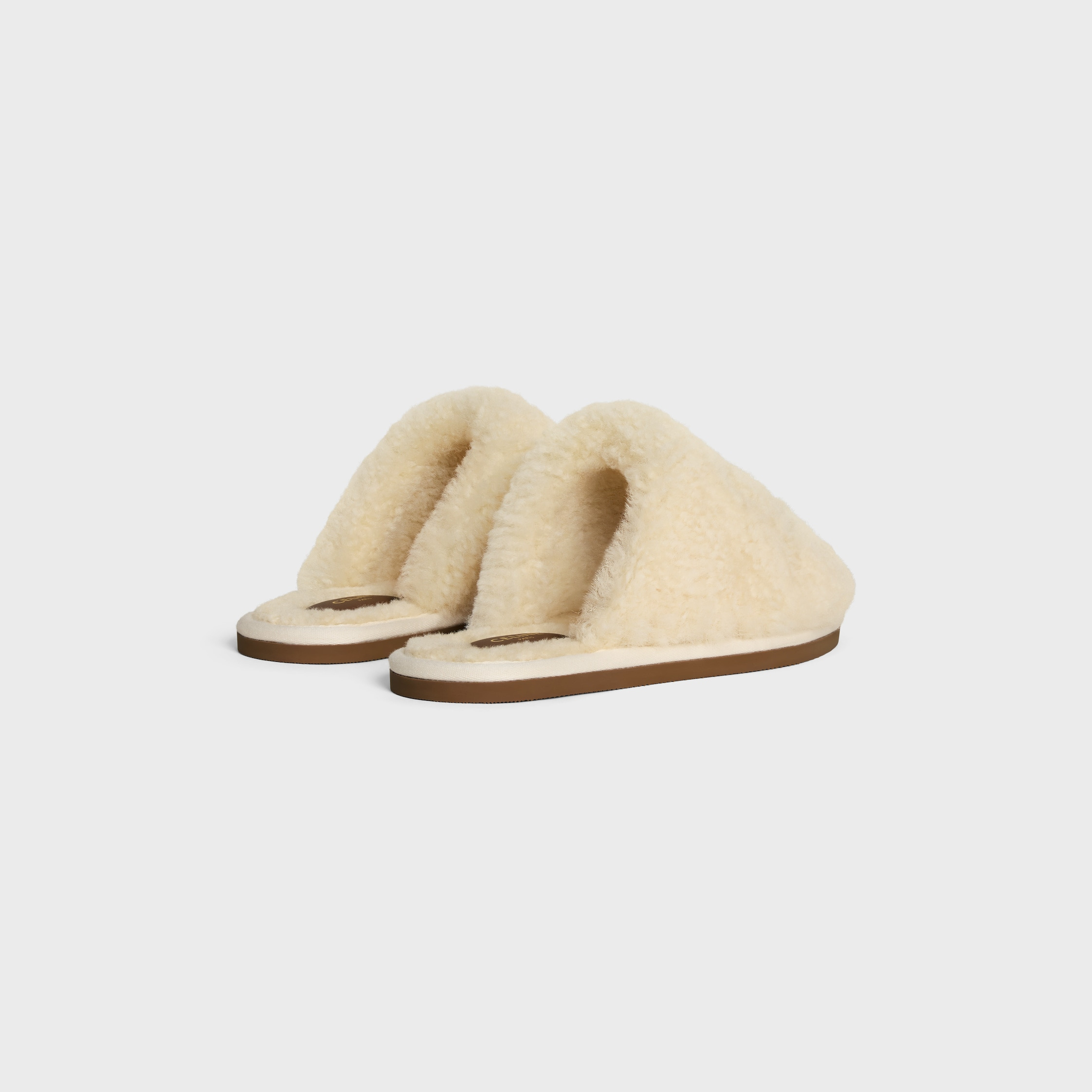 CELINE GEORGIA SLIDE IN Shearling - 3