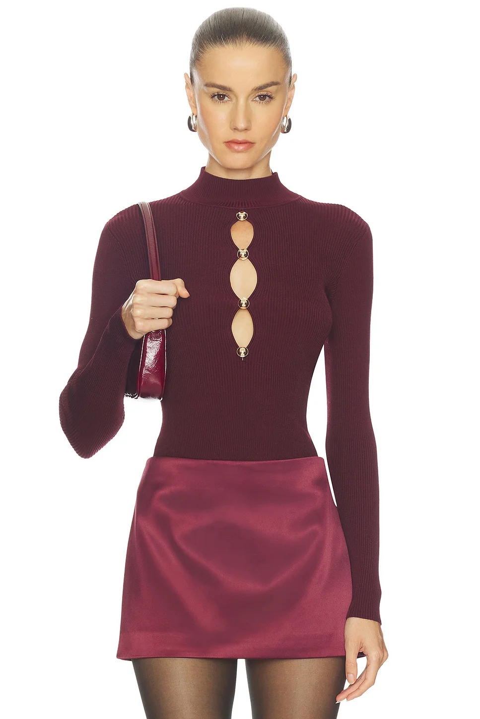 Keyhole Knit Top - 1