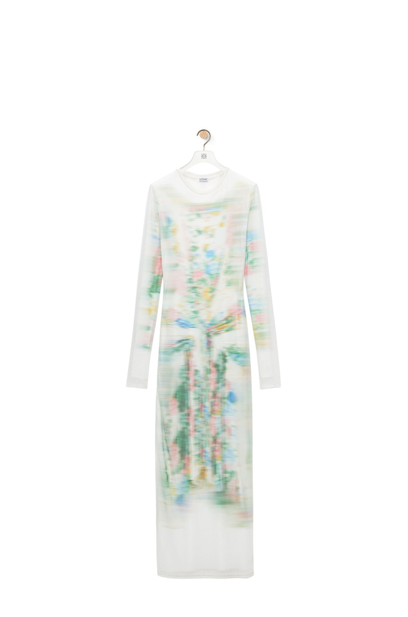 Tube dress in mesh 1
