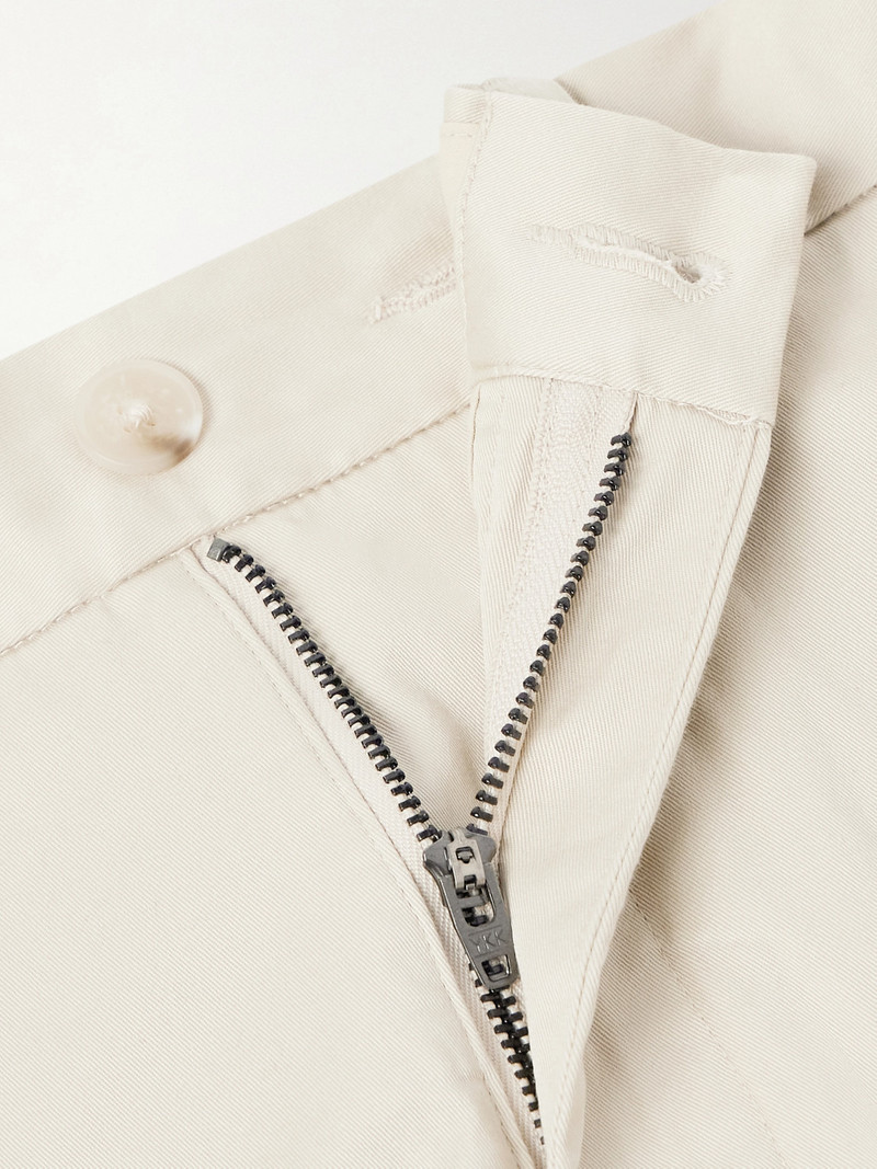 Straight-Leg Cotton-Blend Trousers 6