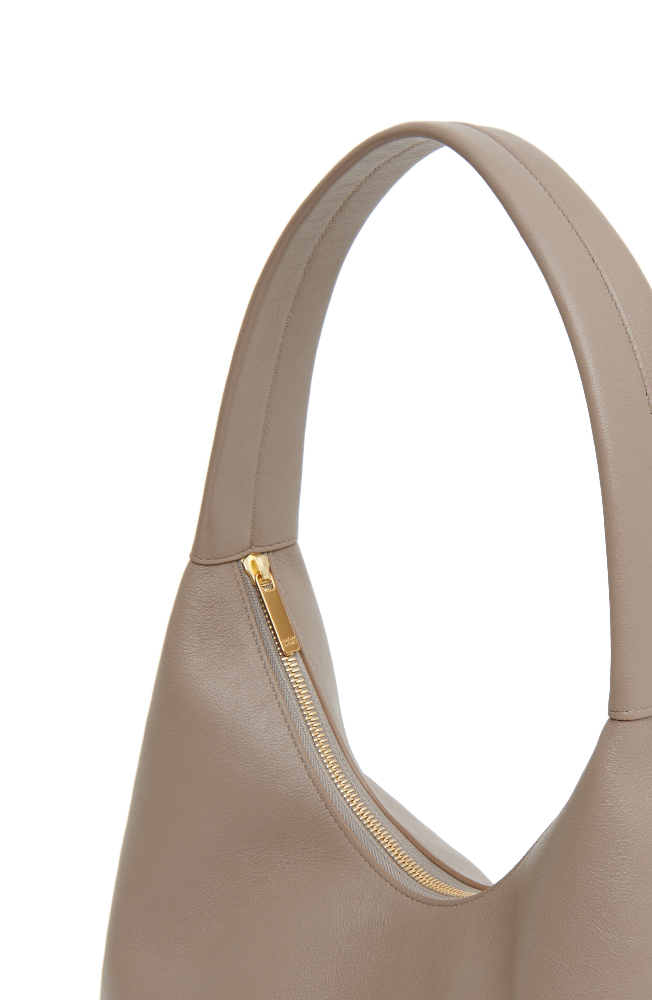 Mansur Gavriel Candy Pebbled Leather Shoulder Bag in Elefante at Nordstrom - 5