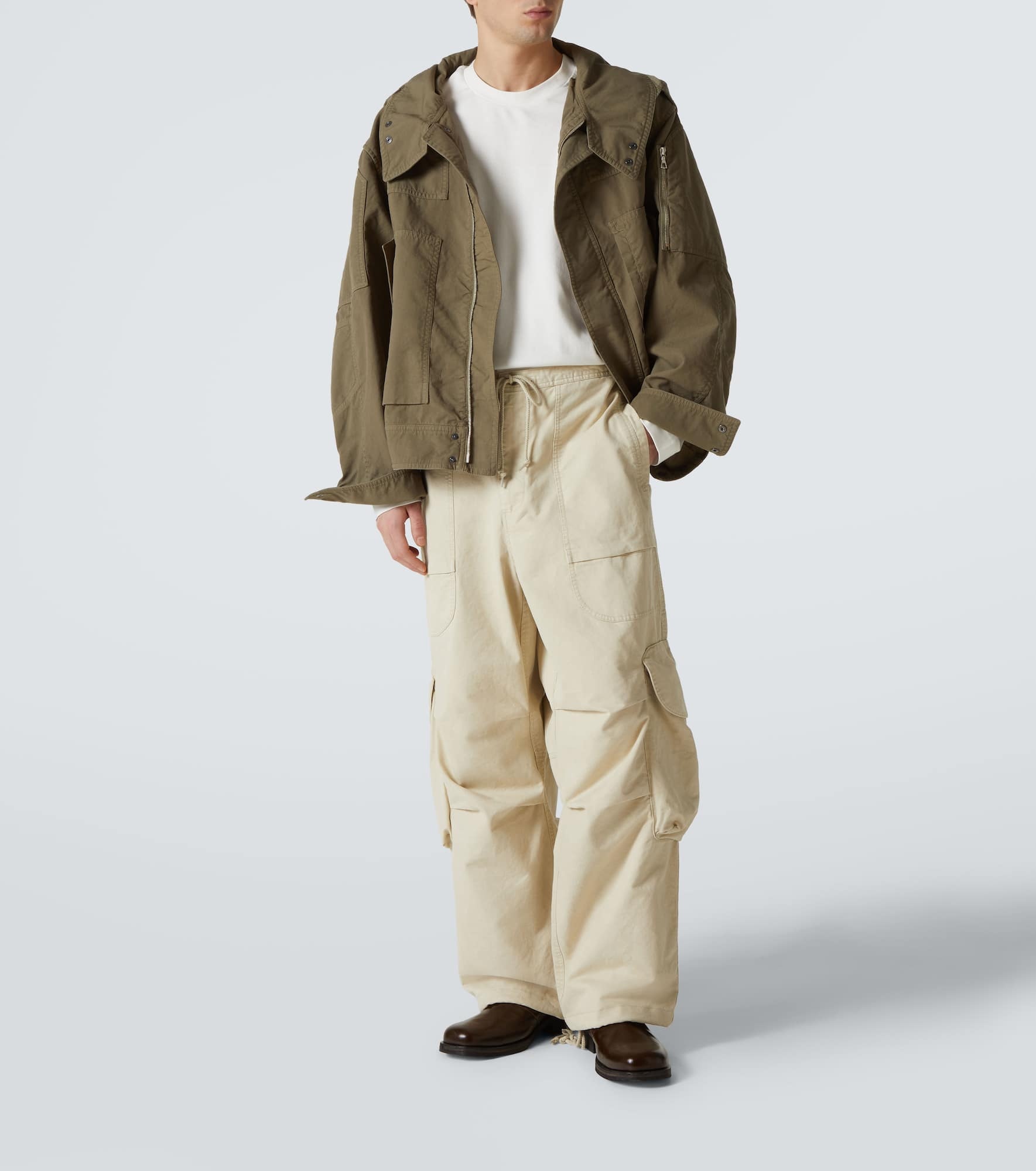 Hooded cotton jacket - 2