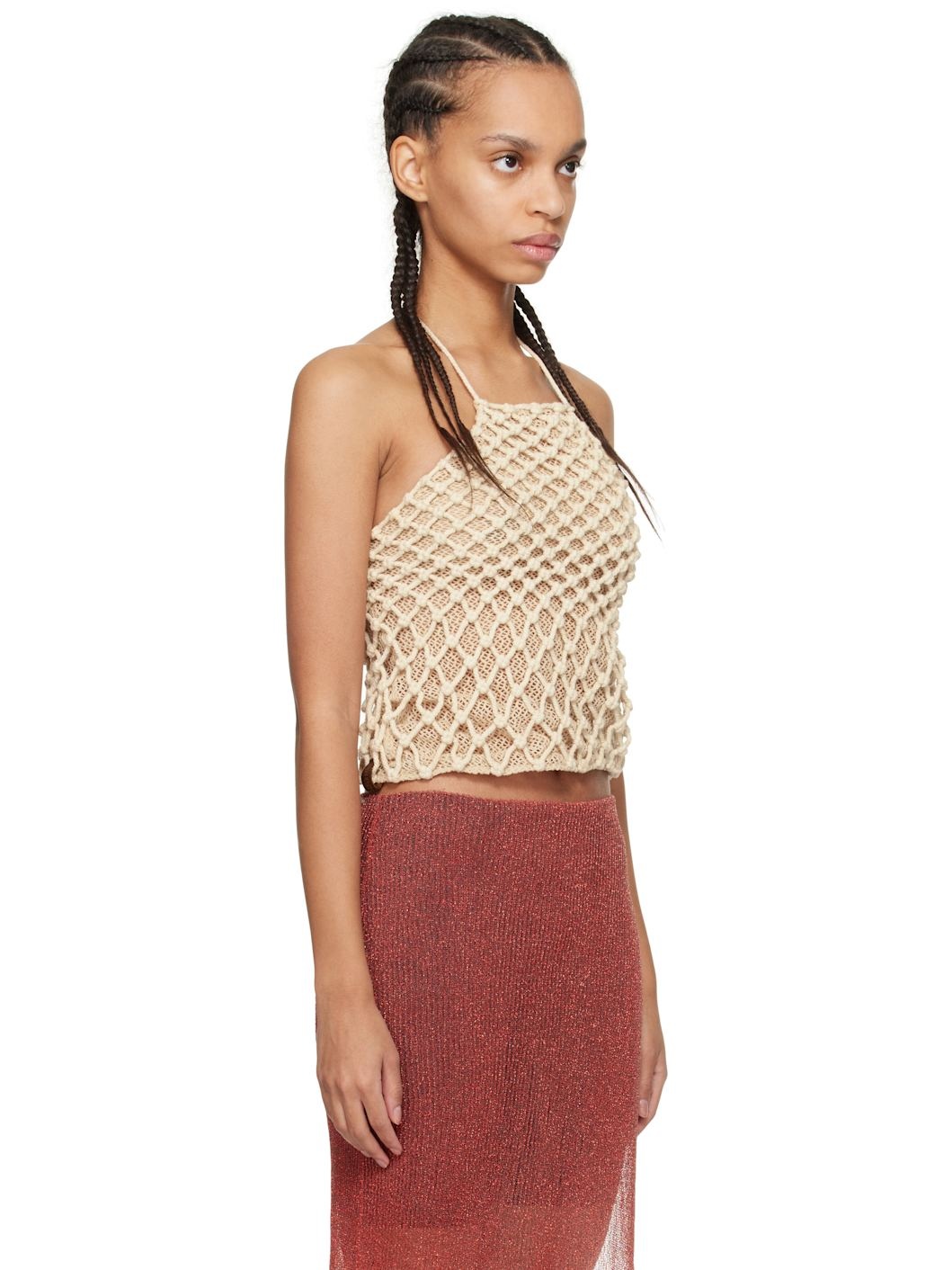SSENSE Exclusive High Halter Neck Top - 2
