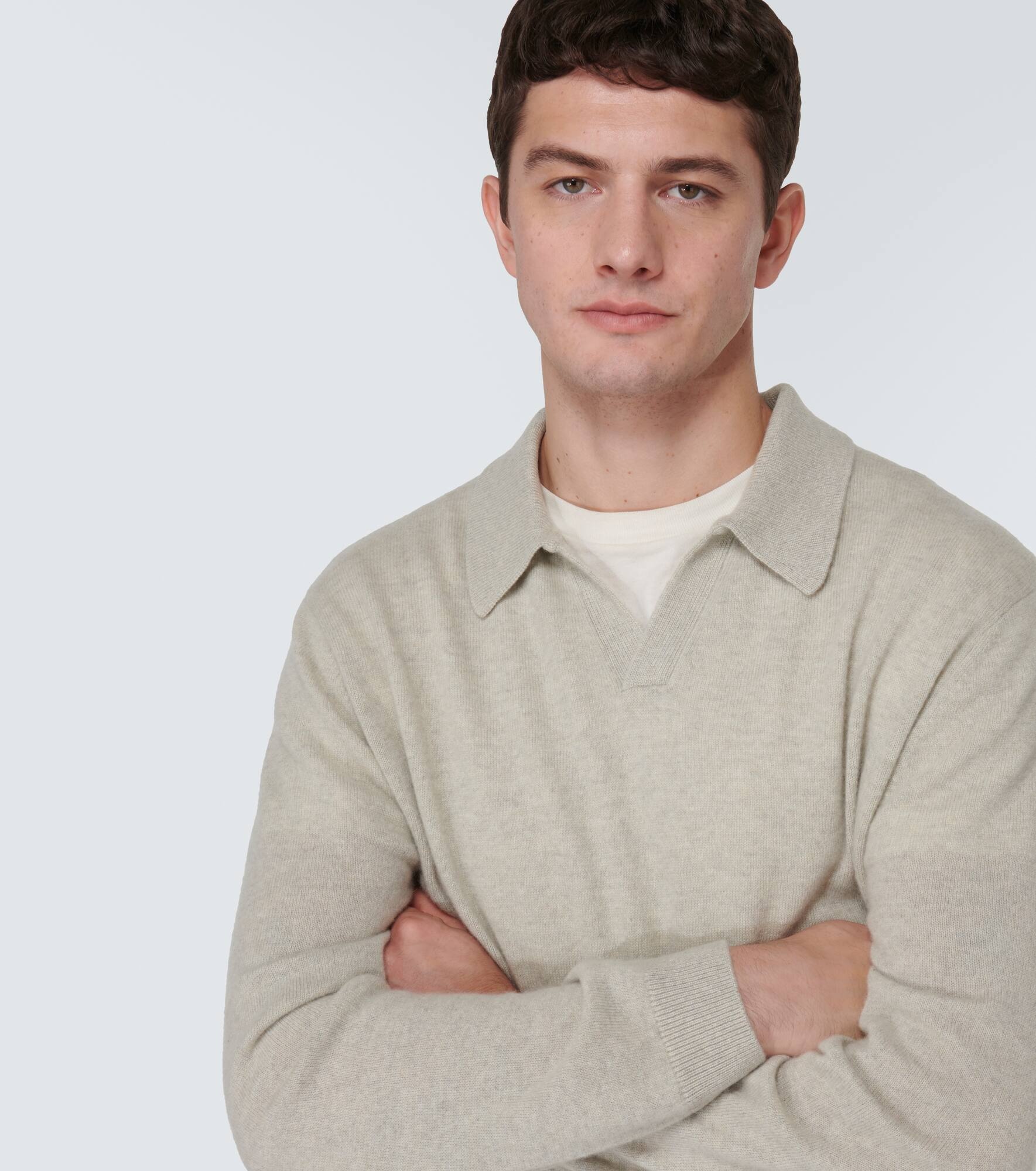 Gibson cashmere polo sweater - 5