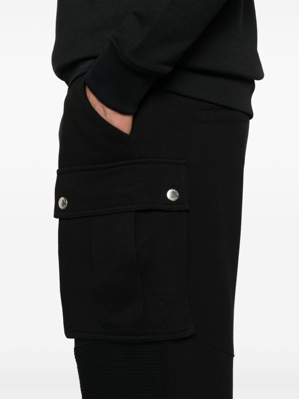 ribbed-panel track pants - 5