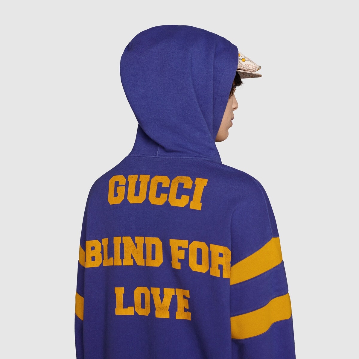 GUCCI 25 Eschatology Cotton Hoodie in Yellow | eBay