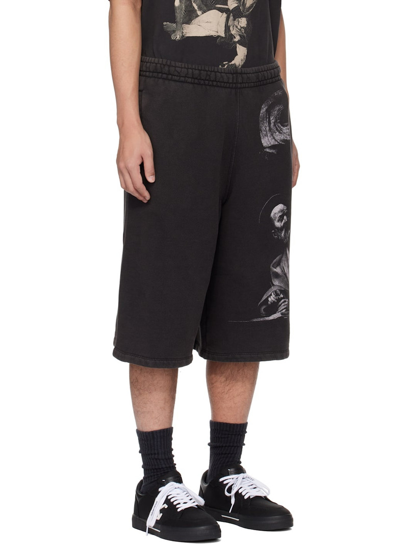 Black BW S.Matthew Over Sweat Shorts 2