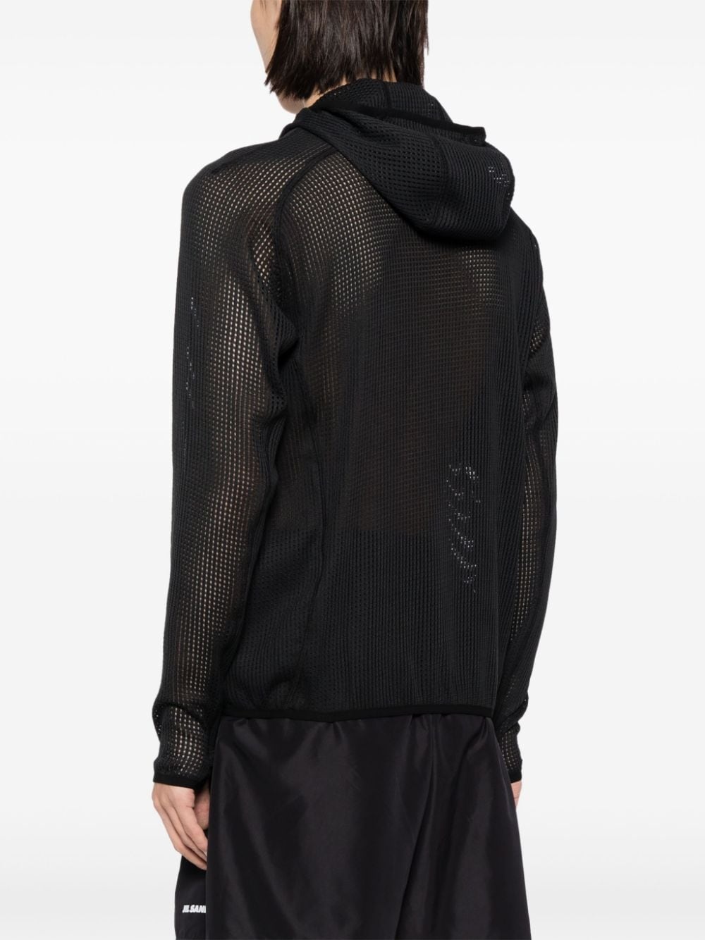 embroidered-logo hoodie - 4
